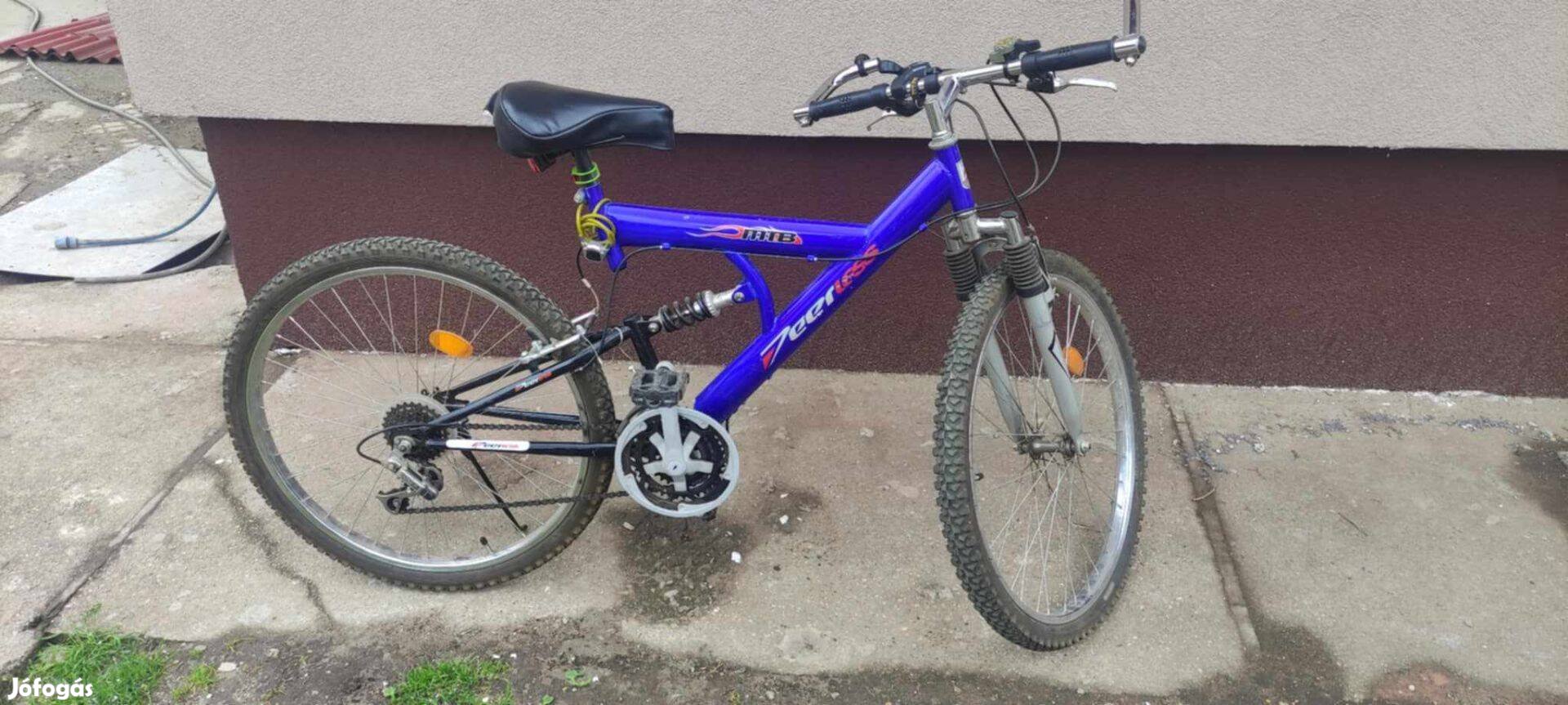 26-os Peerlees aluvázas kék színű Mountainbike MTB kerékpár