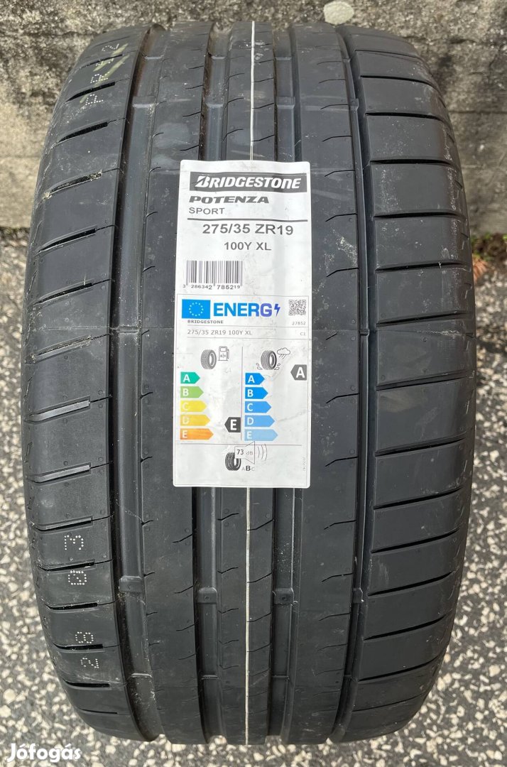 275/35R19 100Y XL Bridgestone potenza sport  2 db új