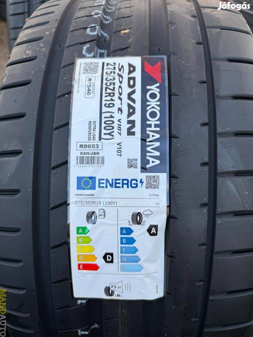275/35R19 Yokohama Advan Sport V107(XL)