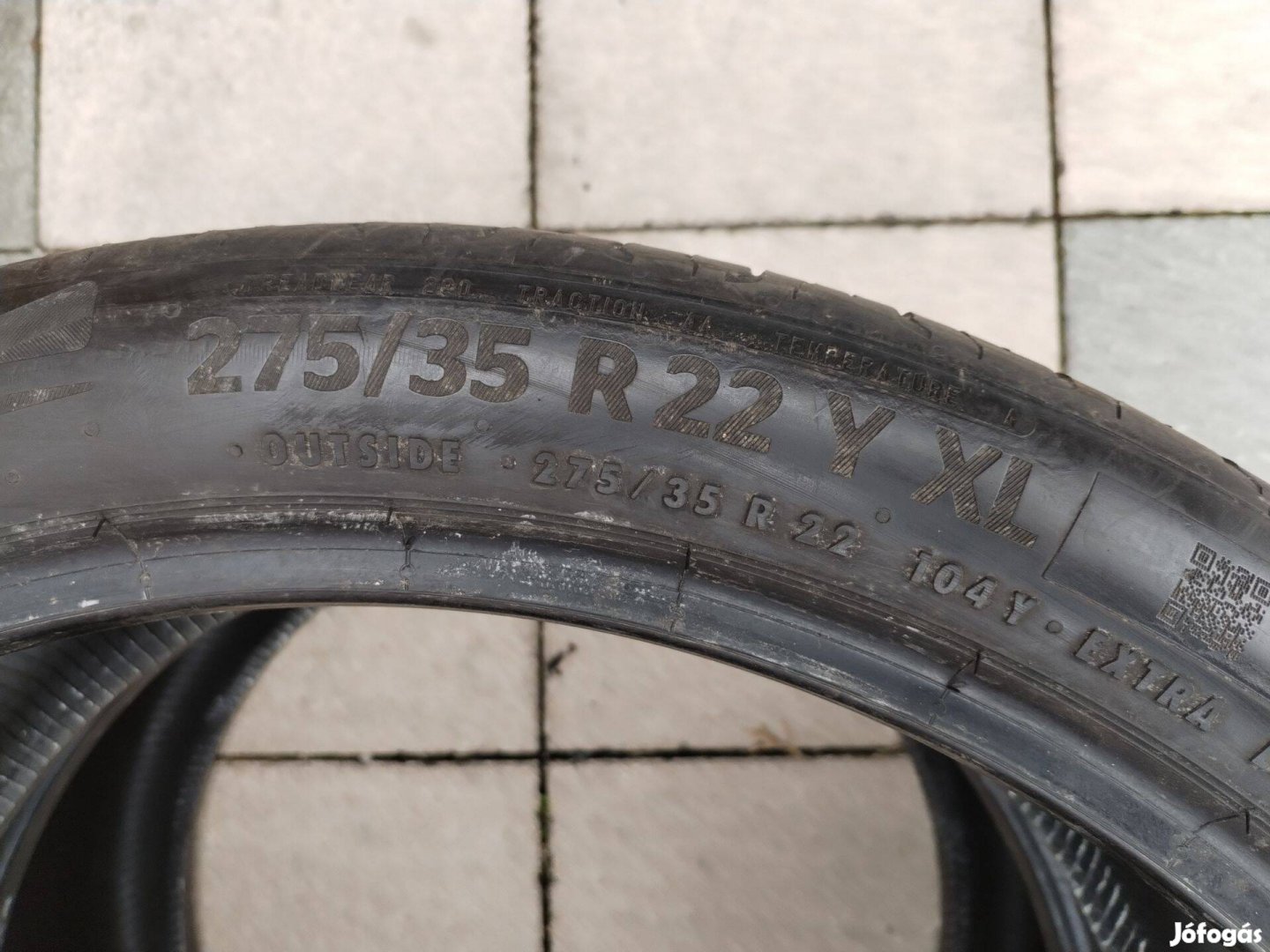 275 35 22 continental 275/35 R 22 nyári gumi 2 db