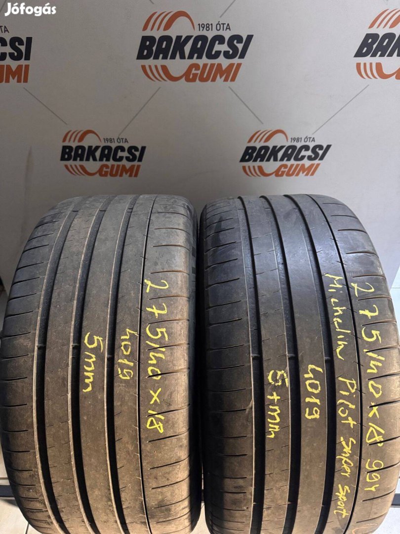 275/40R18 275 40 18 275/40x18 Michelin nyári gumi eladó