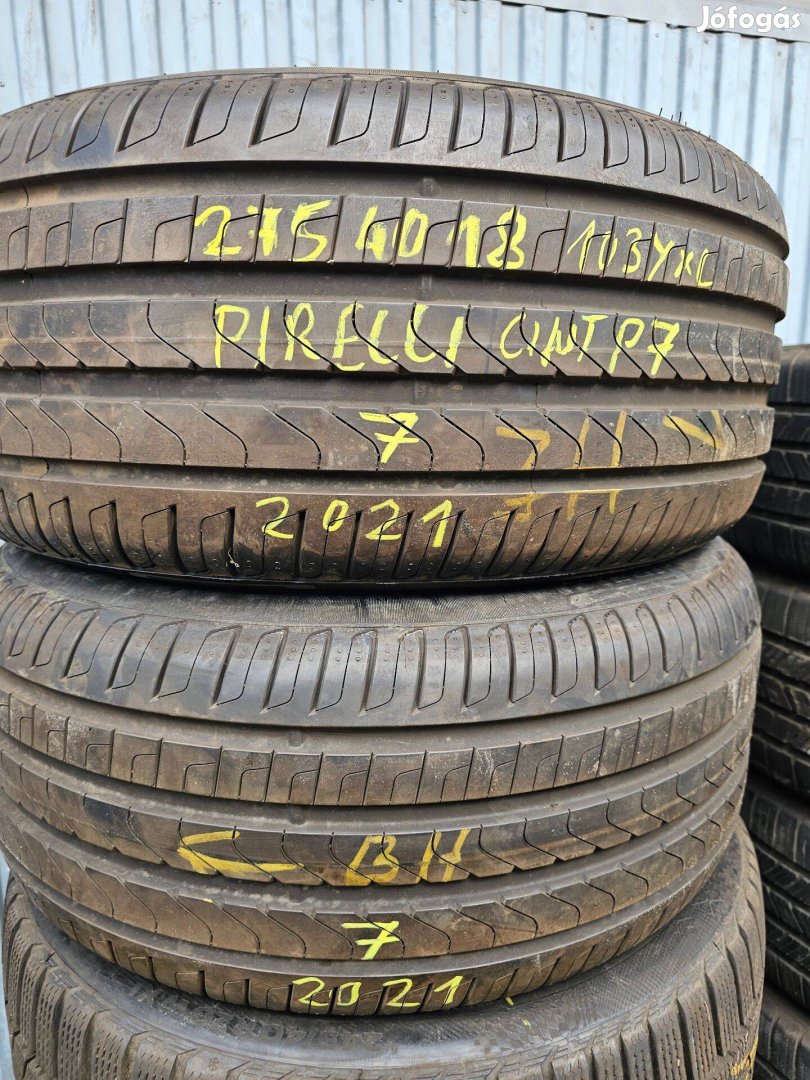 275/40R18 Pirelli 103Y 7MM Használt Nyári Gumi Akció!!!
