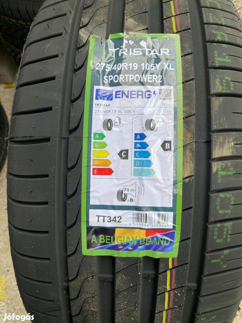 275/40R19 Tristar Sportpower2(XL),Új nyárigumi