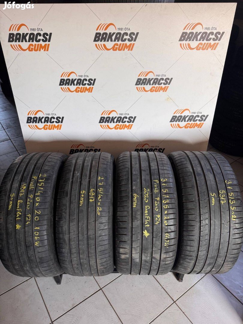 275/40R20 és 315/35R20 Pirelli kétszéles nyári gumi eladó