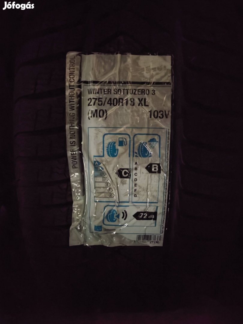 275/40-18 új gumi téli pirelli 