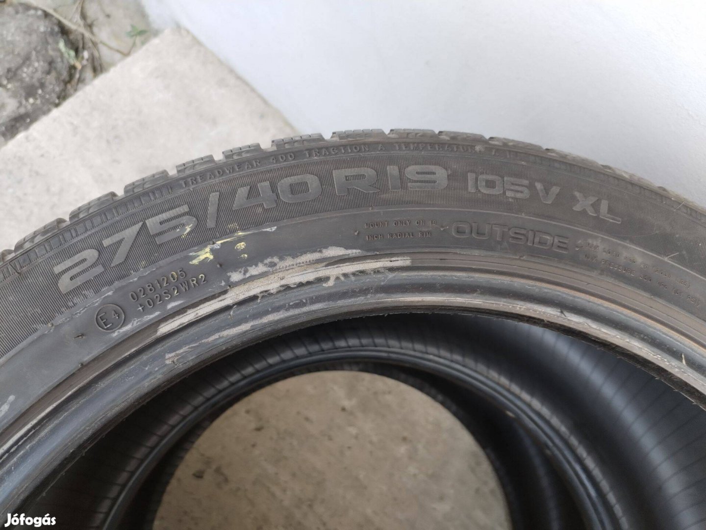 275 40 19 nokian 275/40 R 19 téli gumi 2 db