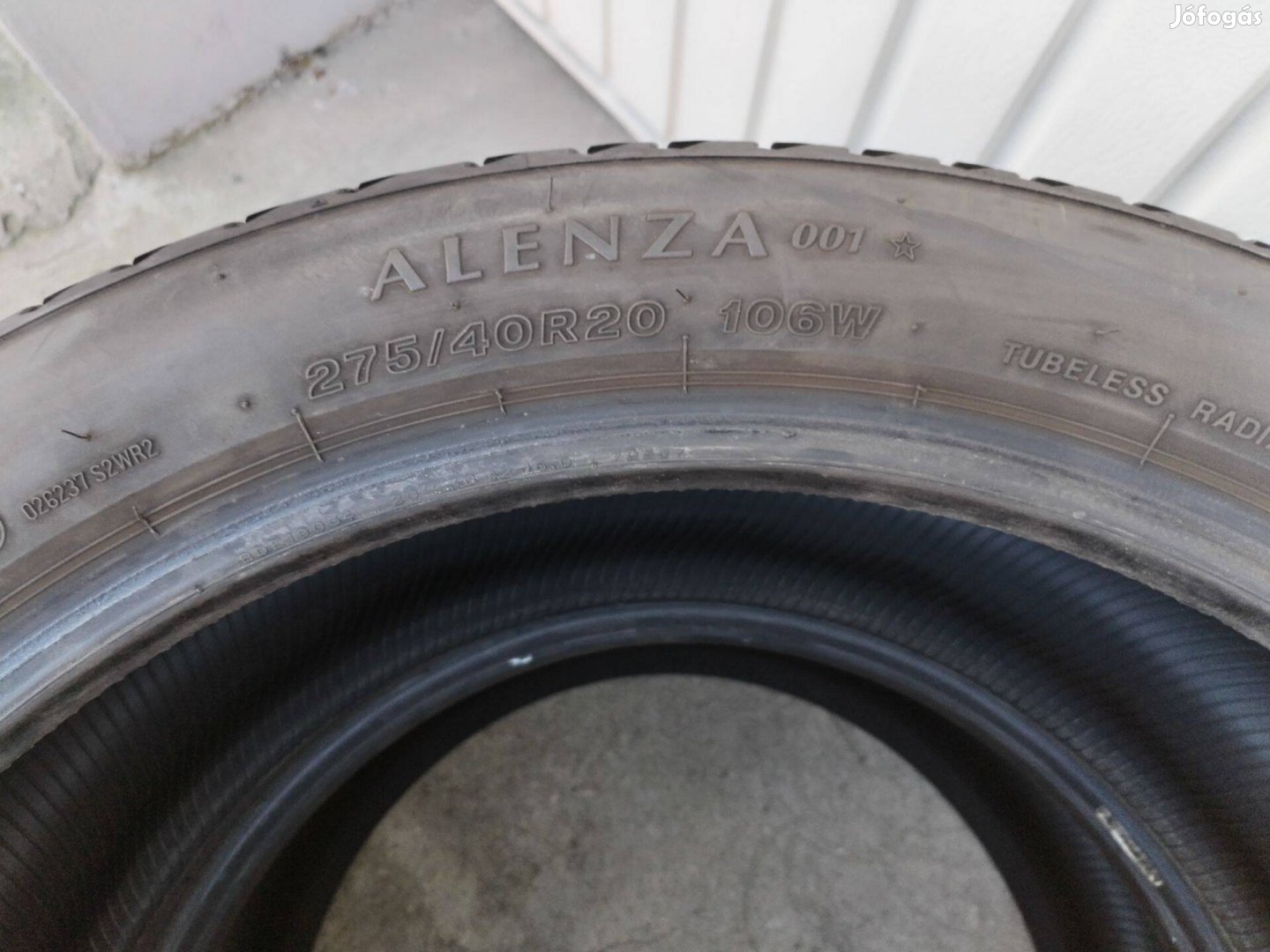 275 40 20 bridgestone RSC nyári gumi 2 db