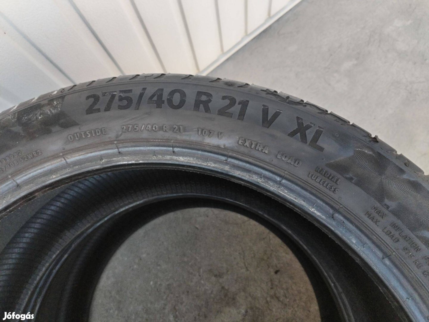 275 40 21 continental 275/40 R 21 nyári gumi 2 db