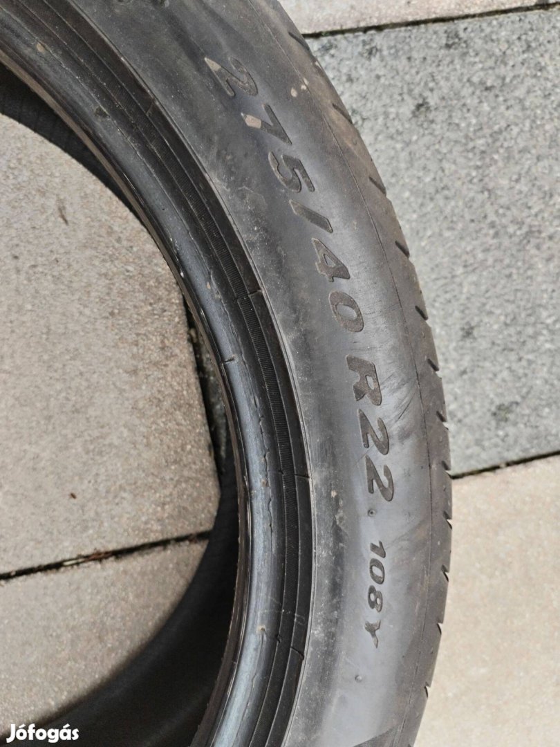 275 40 22 pirelli 275/40 R 22 nyári gumi 2 db