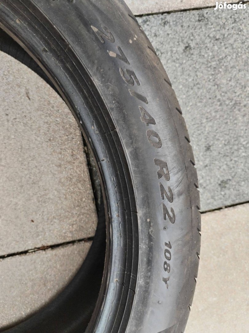 275 40 22 pirelli 275/40 R 22 nyári gumi 2 db