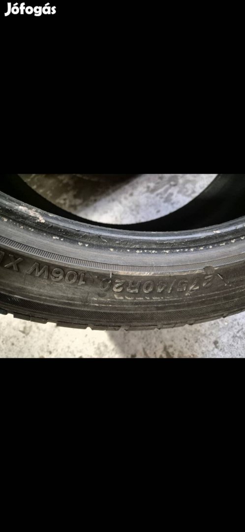 275/40 r20 nyári gumi eladó 