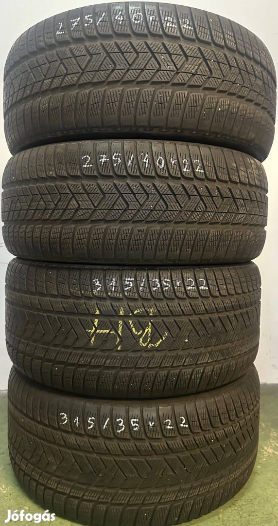 275/40 r22 / 315/35 r22 Pirelli Téli gumi