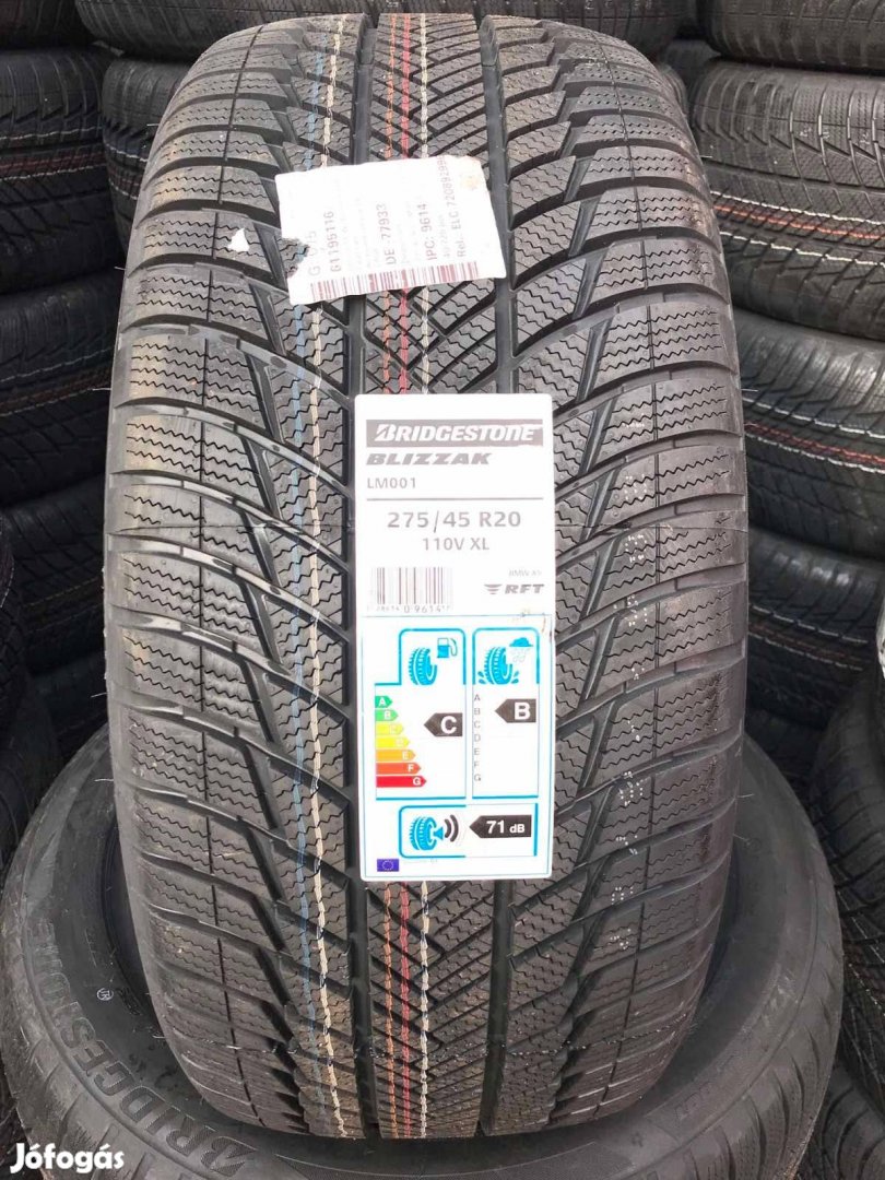 275/45R20 275/45 R20 új Bridgestone téli gumi defekttűrő Ár/db