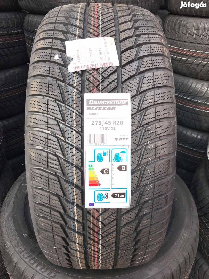 275/45R20 275/45 R20 új Bridgestone téli gumi defekttűrő Dot19 ÁR/db