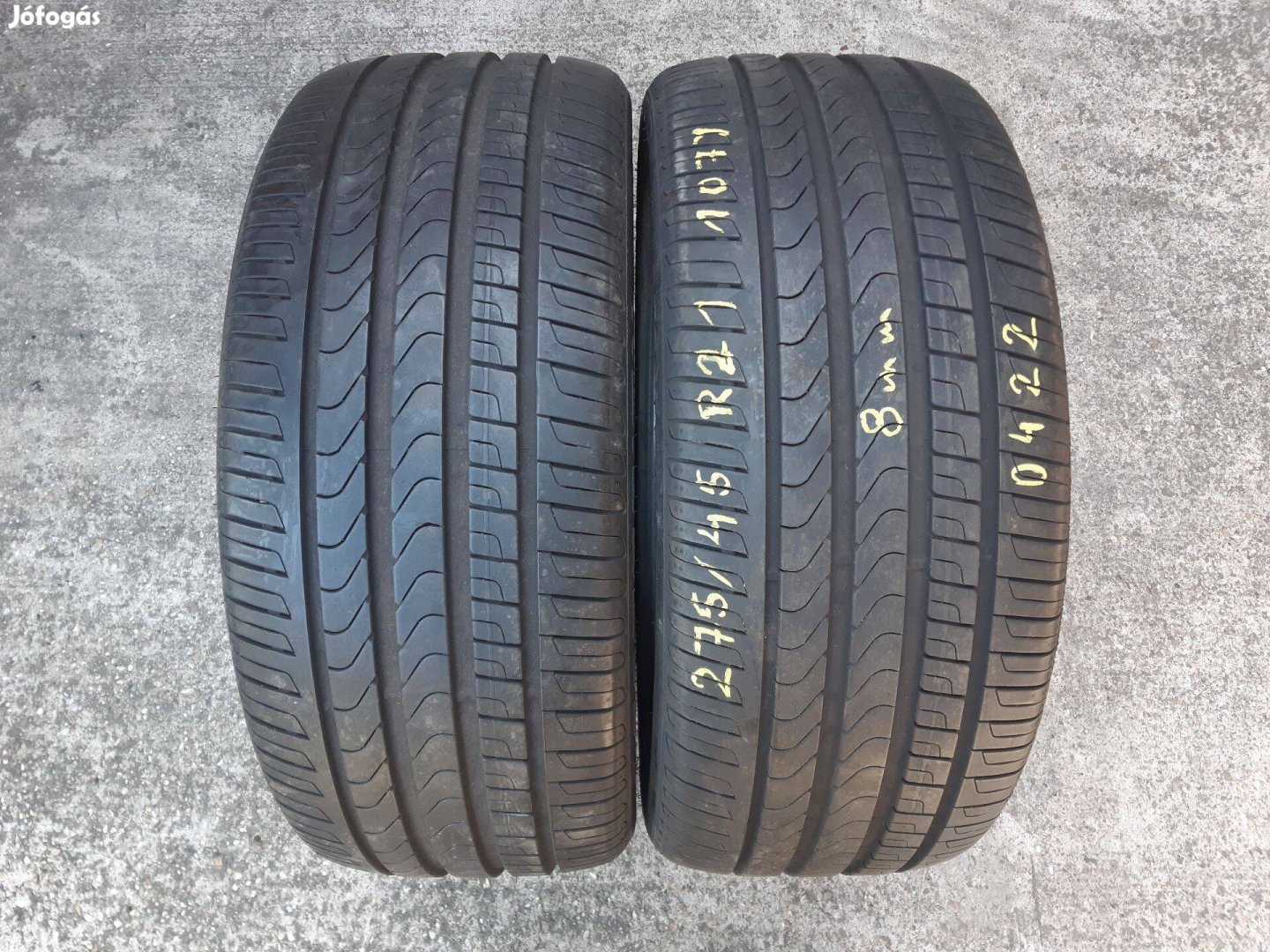 275/45 R21 -2 darab Pirelli nyárigumi