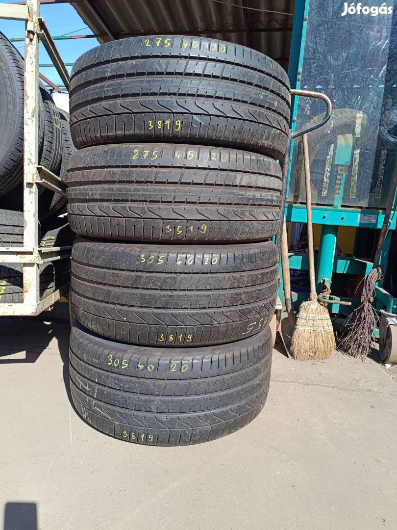 275/45r20, 305/40r20 Pirelli két széles nyári garnitúra 