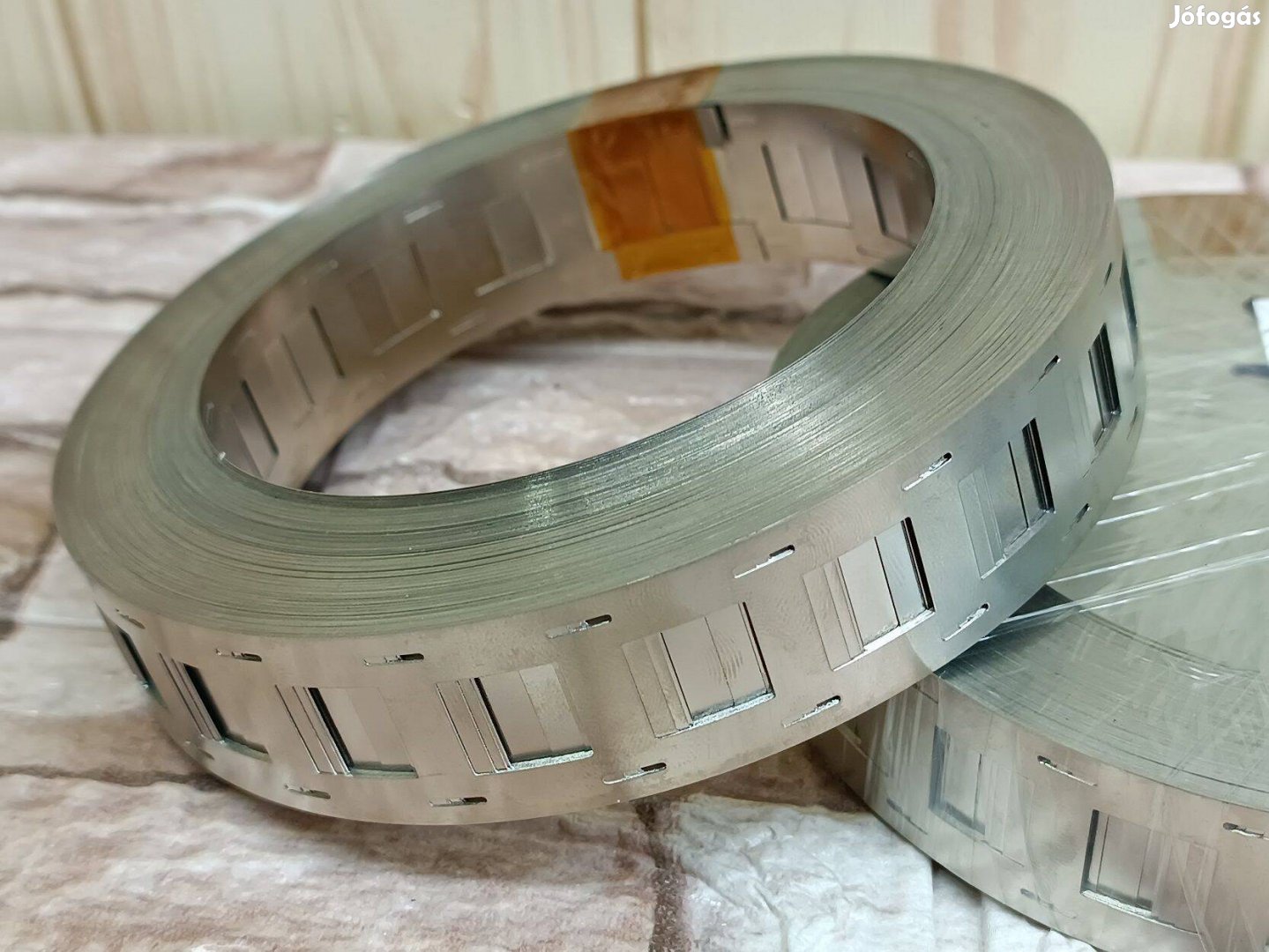 27.0x20.02x0,15 mm 2P nikkelezett acéllemez, 18650