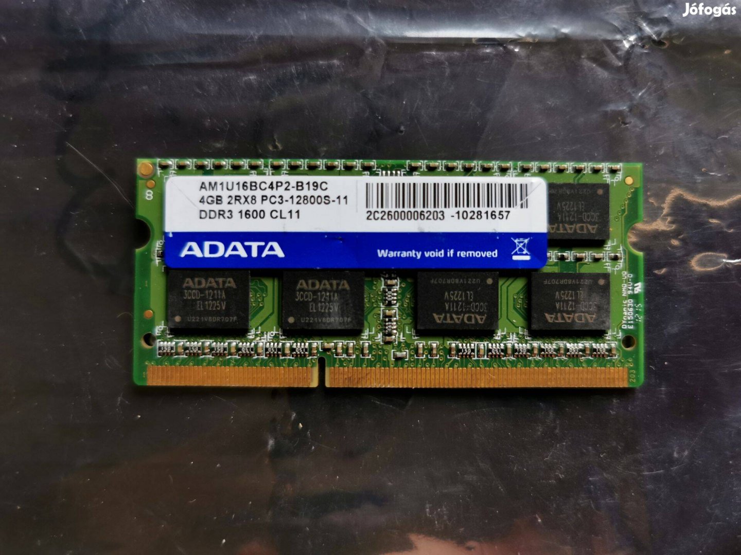 27/1 Adata AM1U16BC4P2 4gb 3 hó garancia 1600mhz PC3 DDR3 ram memória