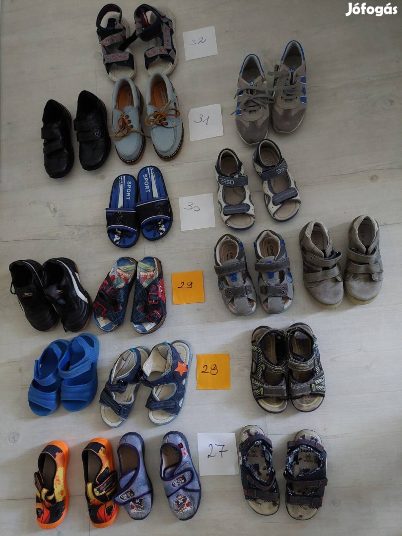 27,28,29,30,31,32 fiú cipők 