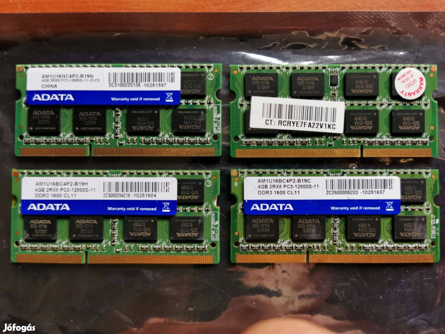 27/3 Adata AM1U16BC4P2 16gb 3 hó garancia 1600mhz PC3 DDR3 ram memória