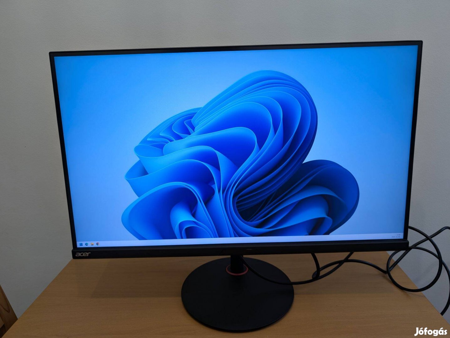 27" Acer XV272UKV 165Hz IPS 1ms monitor Garanciális