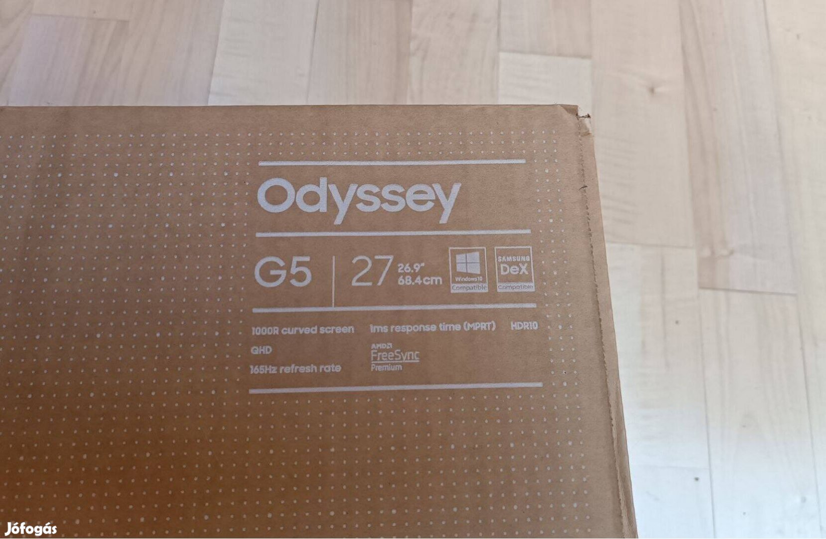 27" Odyssey G5 165Hz G55C Qhd Ívelt Gaming Monitor