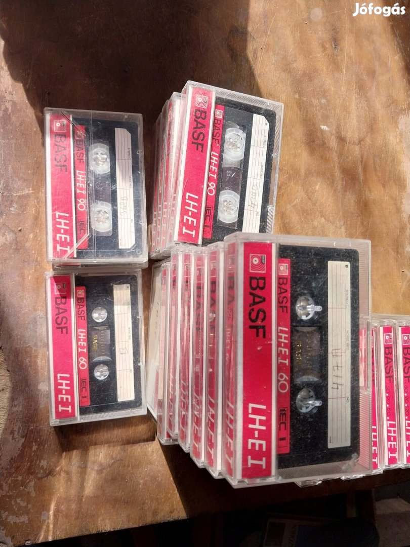 27 db BASF LH-EI magnókazetta