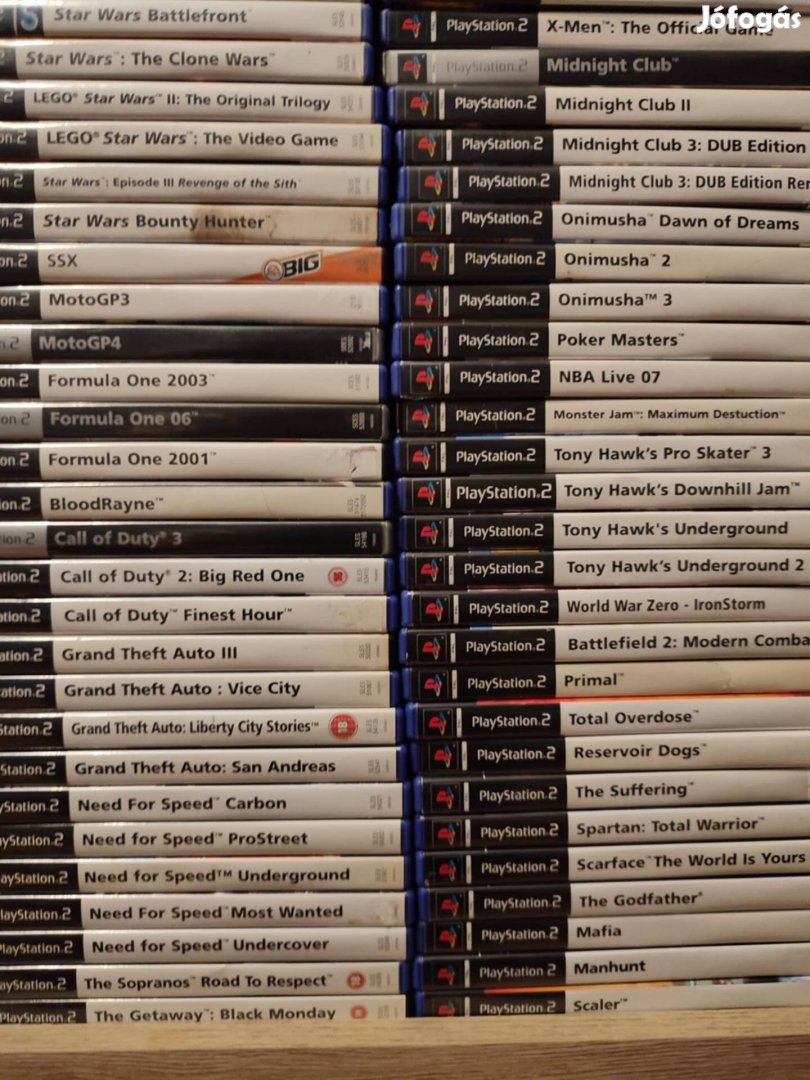 280 Ps2 játék gyűjtemény