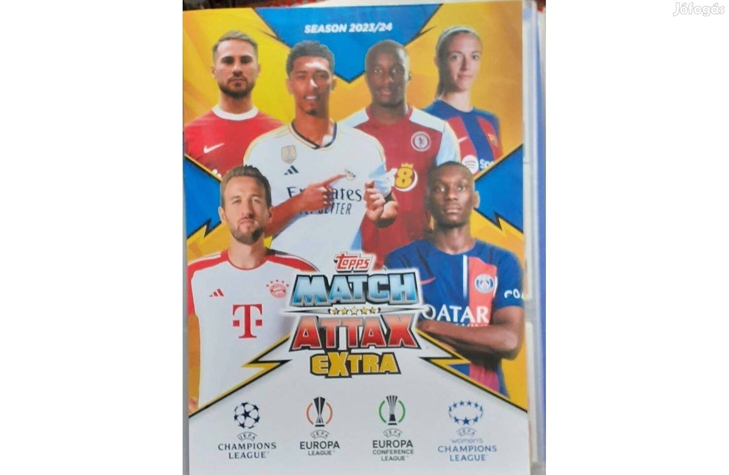 282 darab focis kárta Match Attax Extra 2024 teljes sorok albummal