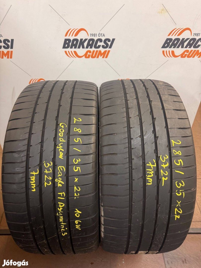285/35R22 285 35 22 285/35x22 Goodyear nyári gumi eladó