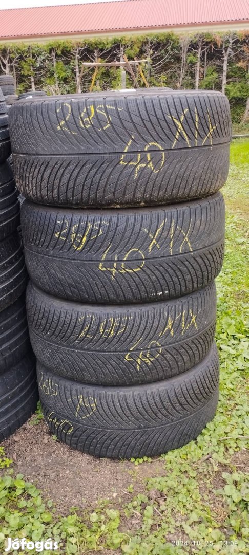 285/40r19 michelin téli gumi garnitura 