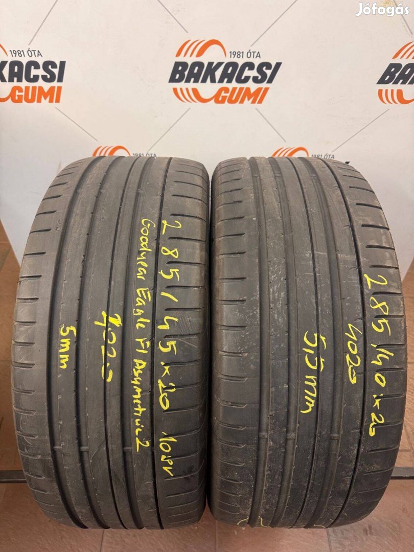 285/45R20 285 45 20 285/45x20 Goodyear nyári gumi eladó