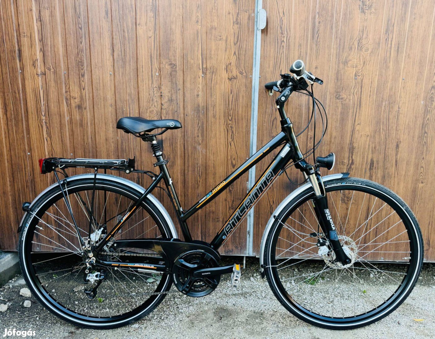 28" Atlanta aluvázas kerékpár Gyönyörű áll!Deore XT/3x8/Hidrfék/