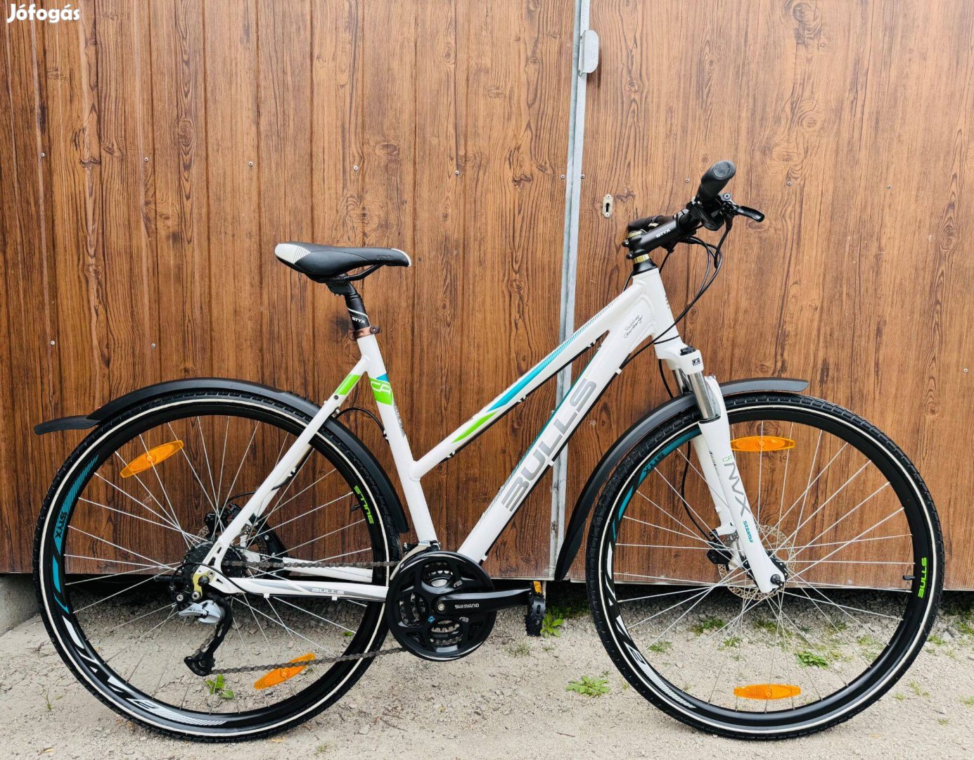 28" Bulls aluvázas Trekking kerékpár Újszerű áll!Shimano/3x8s/Hidrfék/
