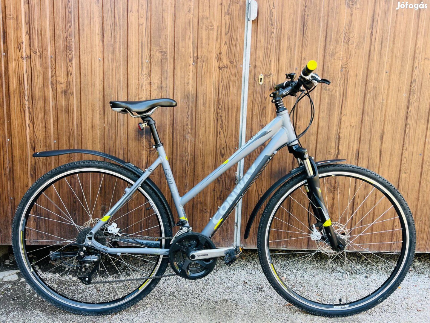 28" Conway aluvázas kerékpár Újszerű Áll!Hidrfék/3x8s/Shimano