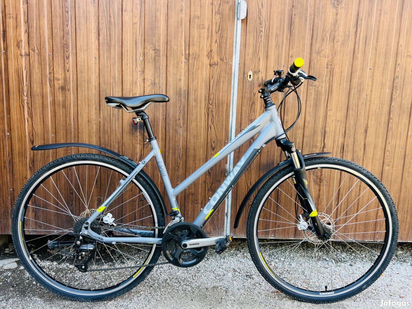 28" Conway aluvázas kerékpár Újszerű Áll!Hidrfék/3x9s/Shimano