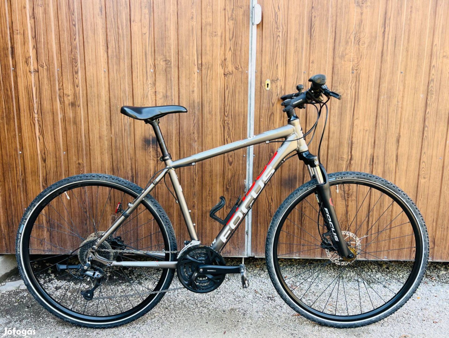 28" Focus aluvázas kerékpár Gyönyörű áll!Hidrfék/3x9s/Shimano