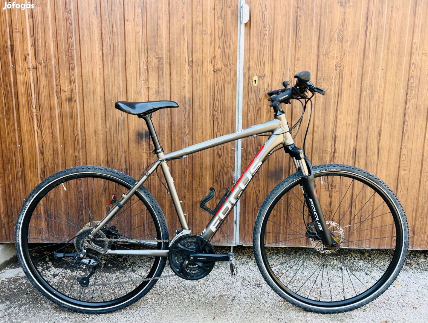 28" Focus aluvázas kerékpár Gyönyörű áll!Hidrfék/3x9s/Shimano