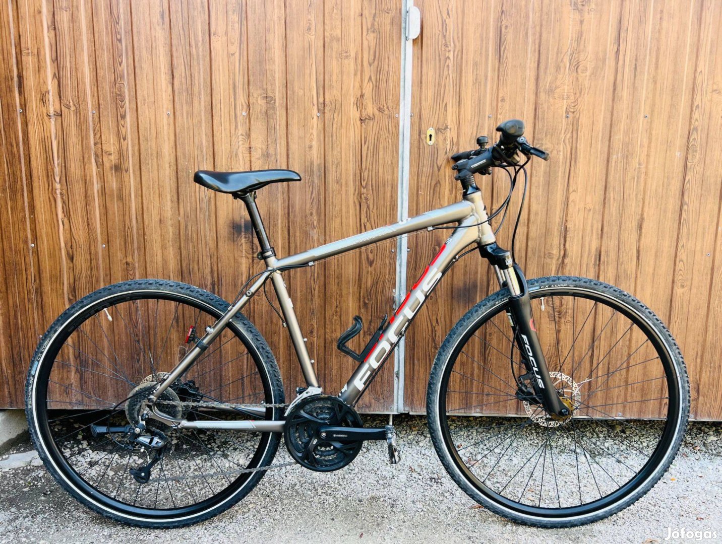 28" Focus aluvázas kerékpár Gyönyörű áll!Hidrfék/3x9s/Shimano