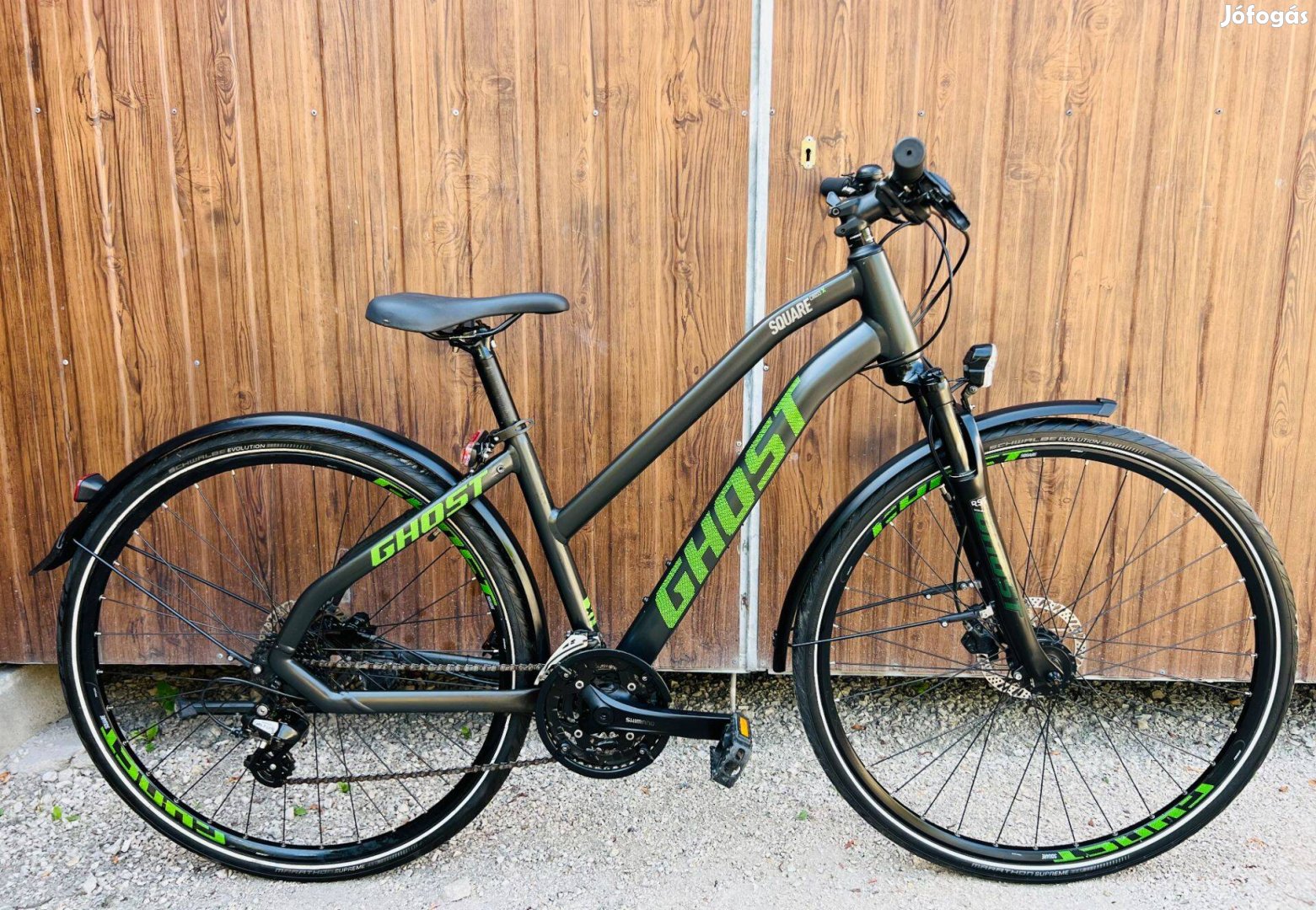 28" Ghost aluvázas Trekking kerékpár Újszerű!Shimano/3x8/Hidrfék/Lock