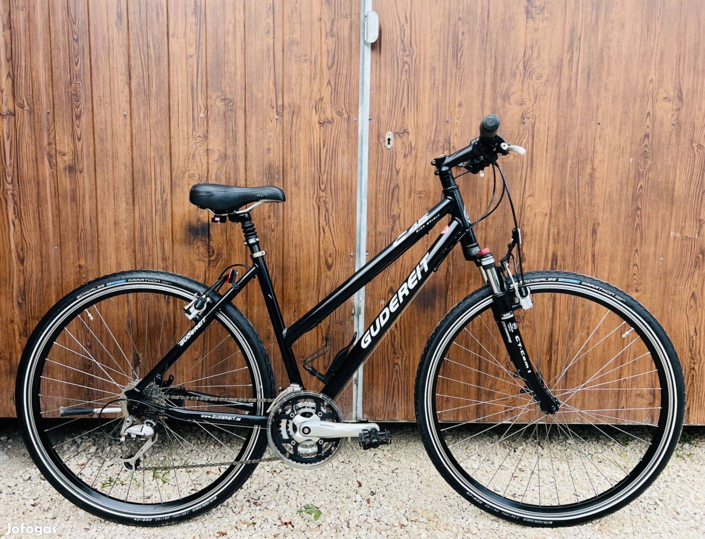 28" Gudereit Trekking kerékpár Kitűnő Áll!Deore LX/3x9/Hidrfék/Lockout