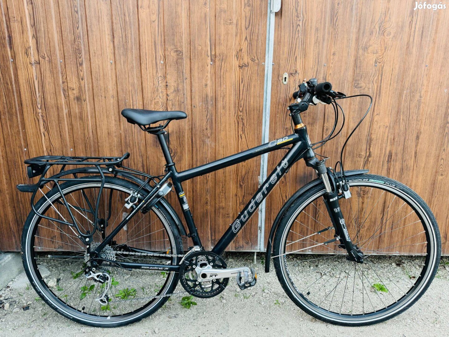 28" Gudereit Trekking kerékpár Kitűnő áll!Full XT/3x9s/Hidrfék/Lockout
