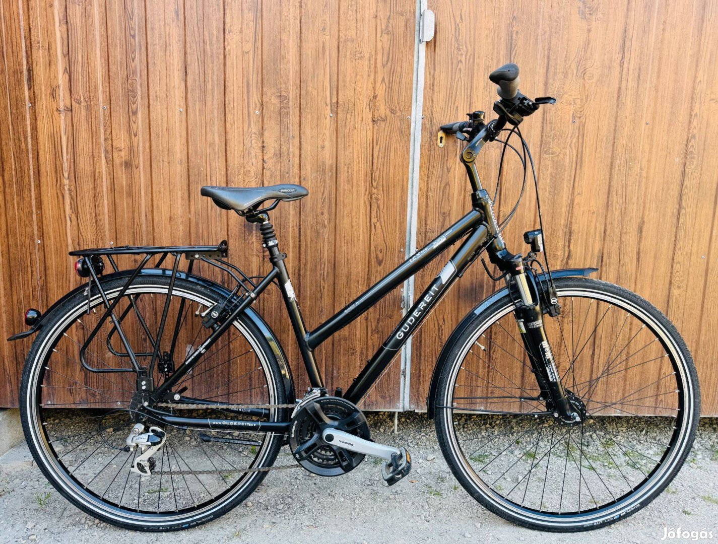 28" Gudereit Trekking kerékpár Újszerű!Shimano/3x8s/Hidrfék/Lockout