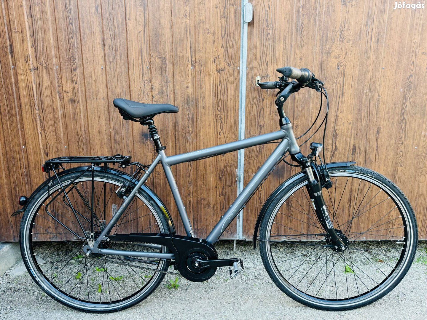 28" Gudereit aluvázas Trekking kerékpár Gyönyörű Áll!Nexus 8seb/Hidrfé