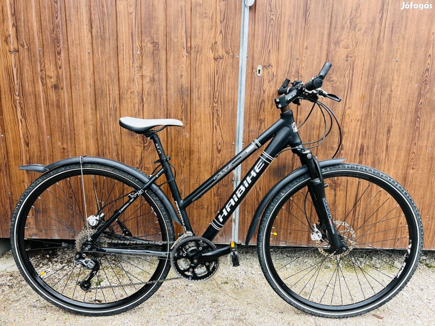 28" Haibike aluvázas Trekking kerékpár Gyönyörű áll!SLX/3x9/Hidrfék/