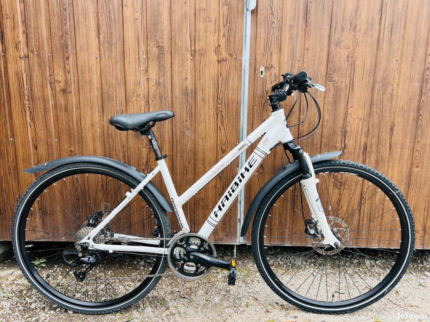 28" Haibike aluvázas Trekking kerékpár Kitűnő áll!Deore/3x9s/Hidrfék/