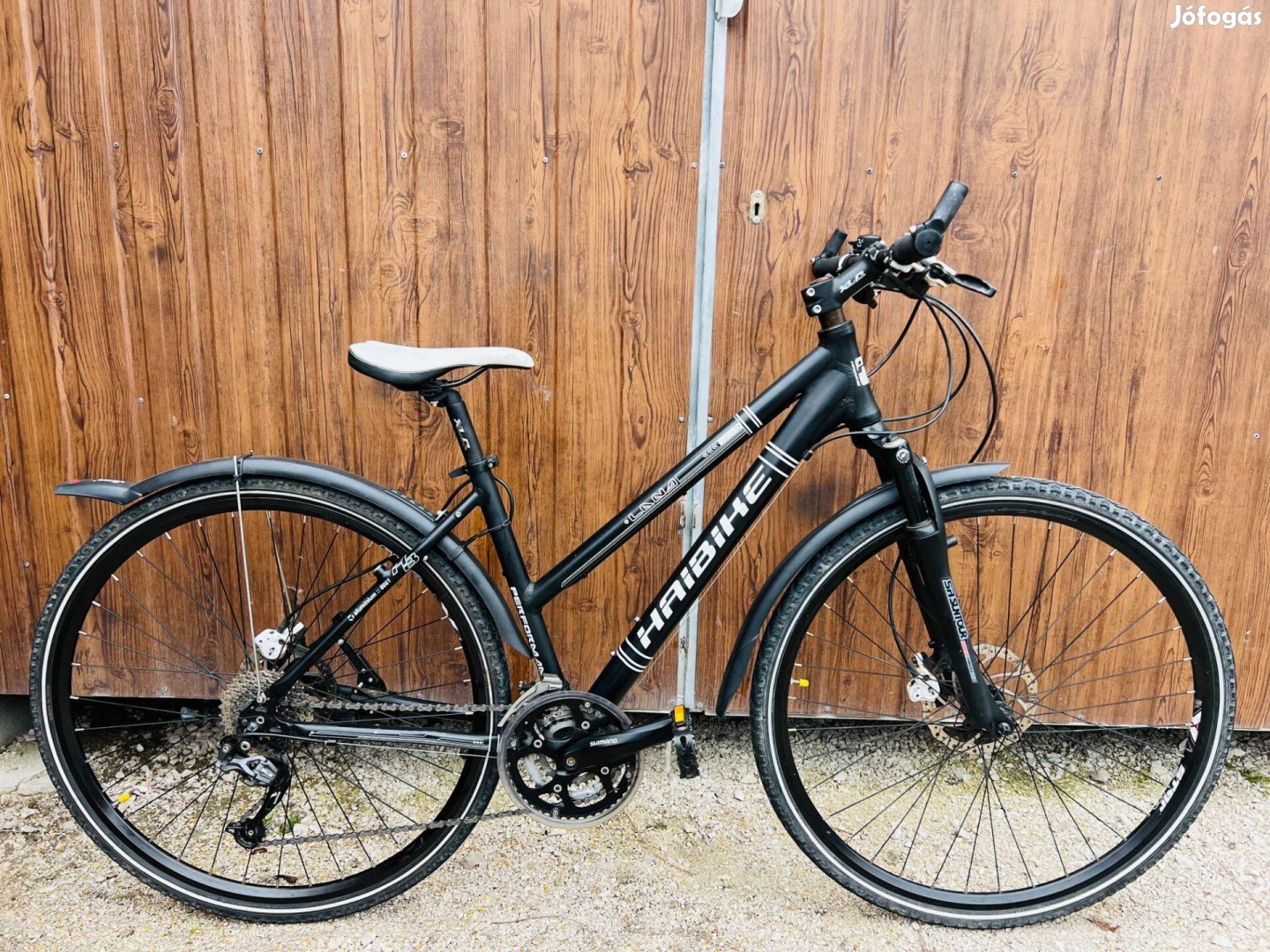 28" Haibike aluvázas kerékpár Gyönyörű áll!SLX/3x9s/Hidrfék/Lockout