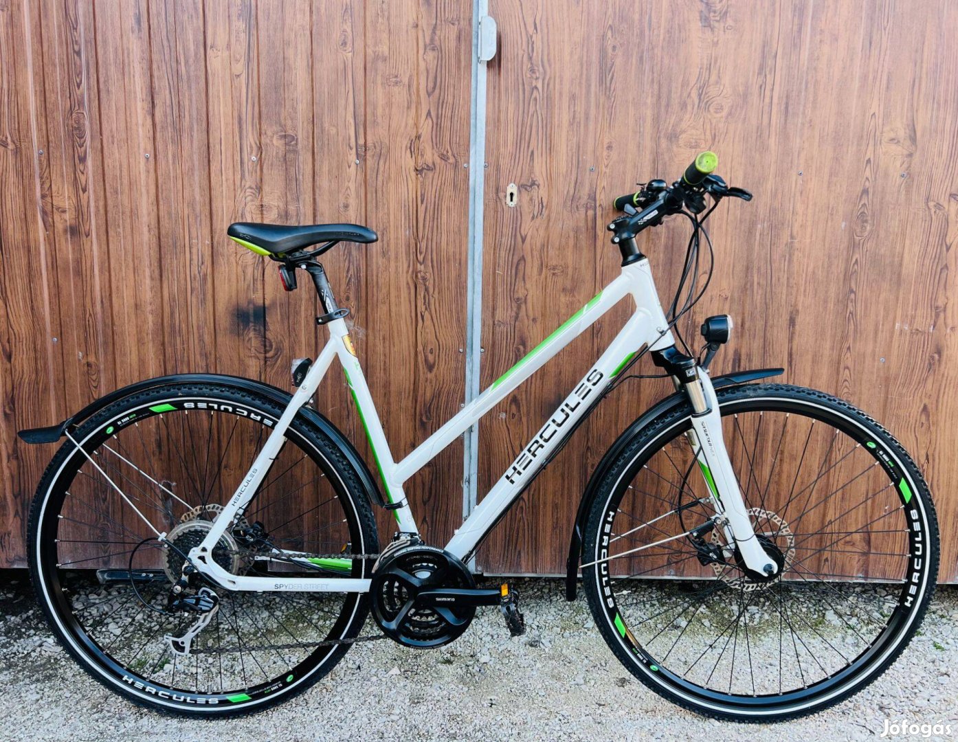 28" Hercules aluvázas Trekking kerékpár Kitűnő áll!Shimano/3x8/Hidrfék