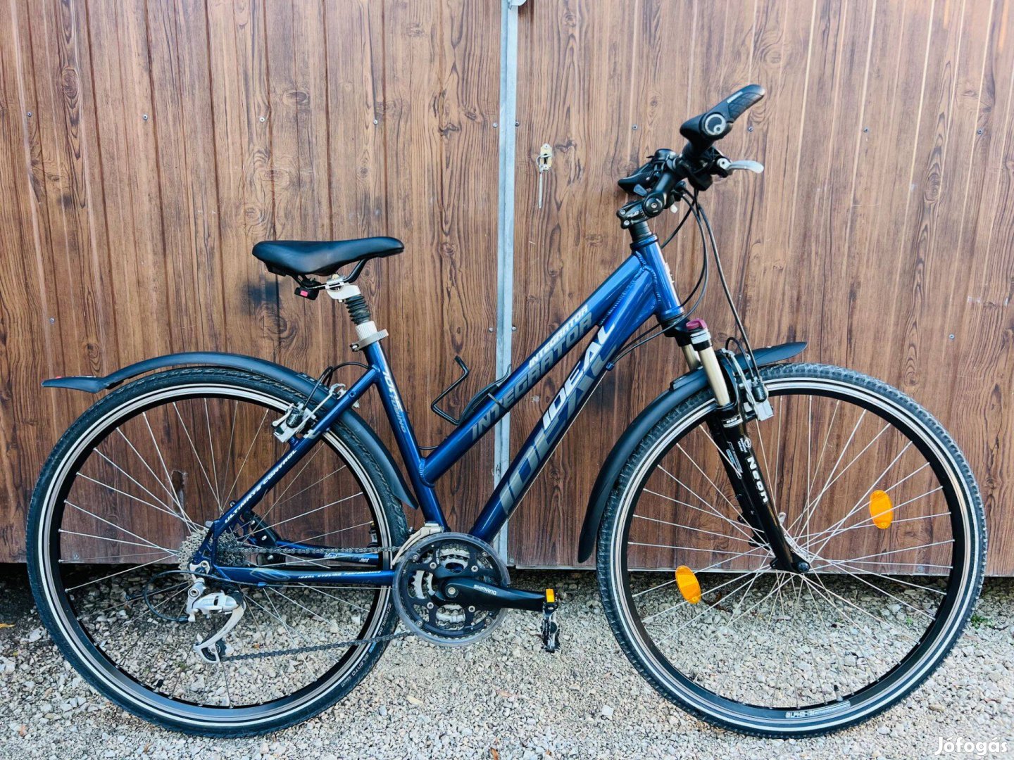 28" Ideal aluvázas Trekking kerékpár Kitűnő Áll!Deore XT/3x9s/Hidrfék/