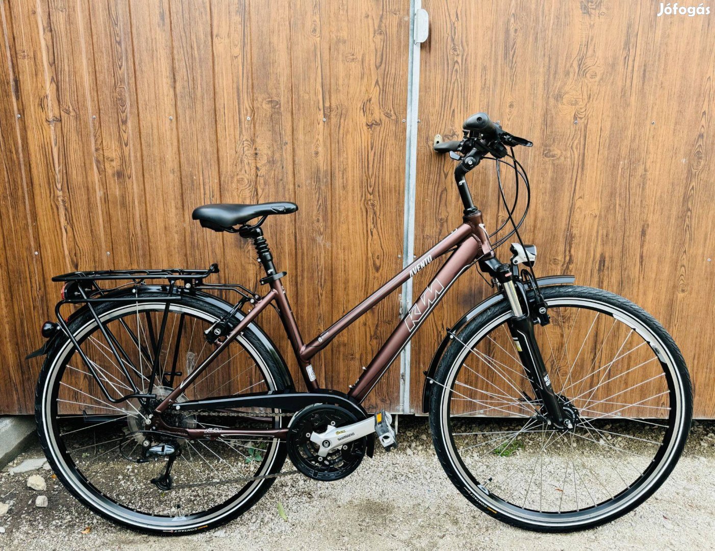 28" KTM aluvázas kerékpár Gyönyörű Áll!Deore/3x9s/Hidrfék/Lockout